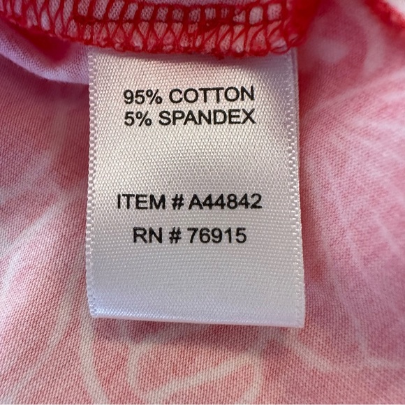 Appleseed’s Women’s Red White Nautical Beach Vacation Top Size: Small Petite - Picture 6 of 7